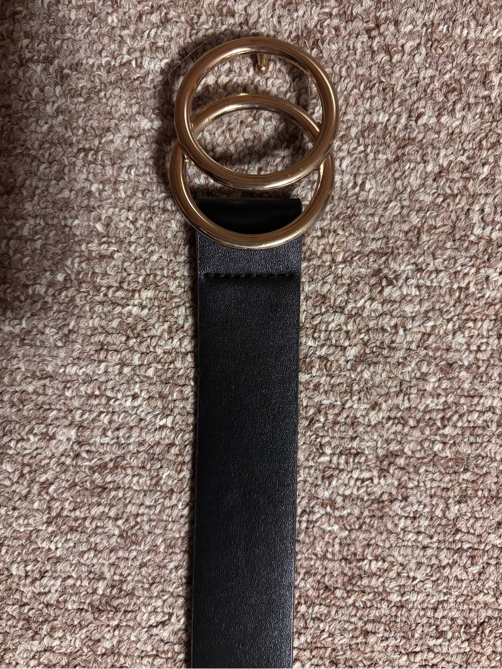 Black Belt with gold buckle